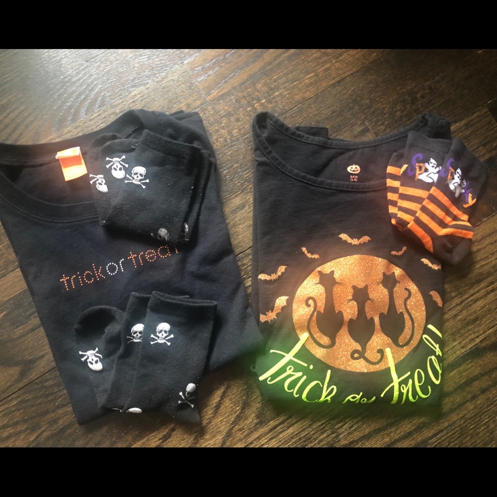 Halloween Shirts fit kids sizes 10-12+. Fast ship